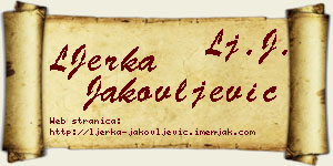 LJerka Jakovljević vizit kartica